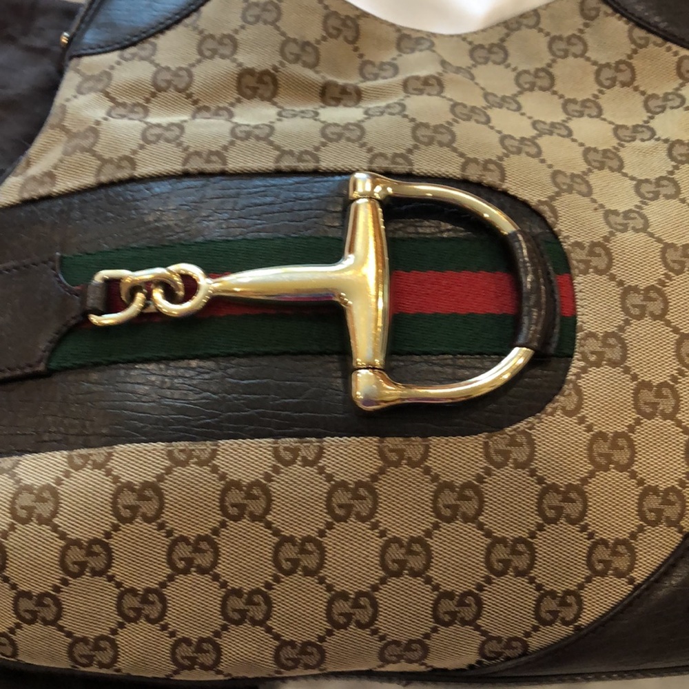 Authentic Gucci horsebit hobo bag - Picture 5 of 16